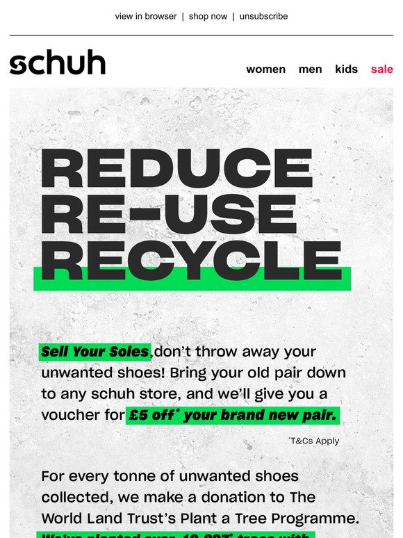 Get £5 Off* for your unwanted shoes 👟