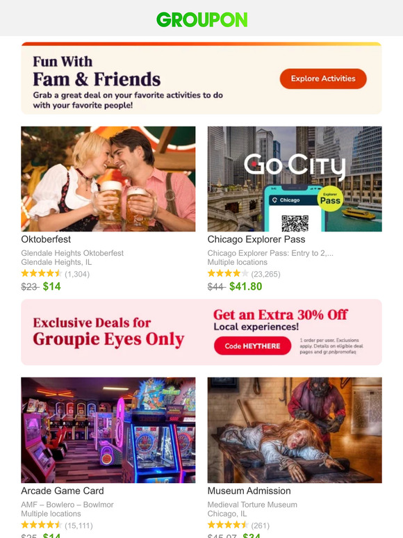Maximize Your Fun, Minimize Your Spending: Local Activities on Sale Now