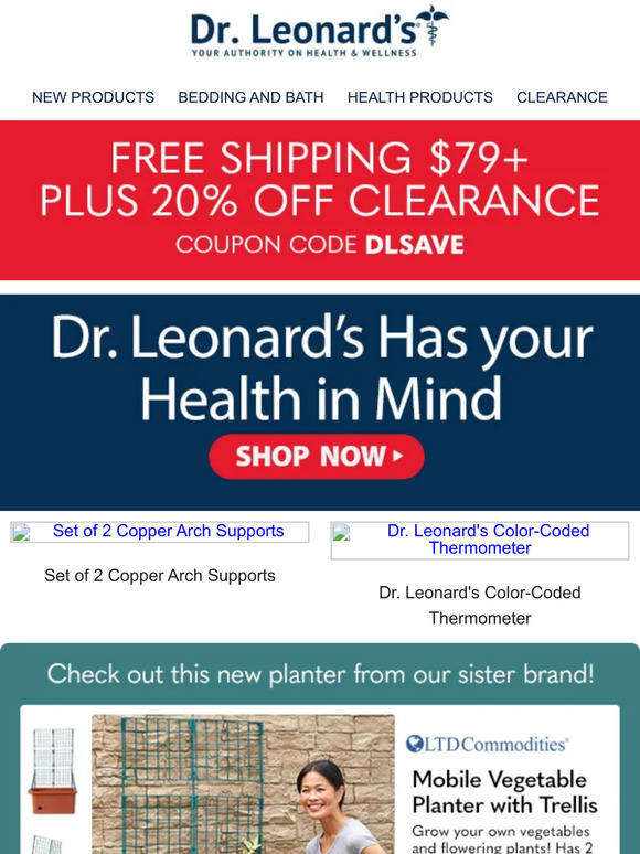 Dr. Leonard's Healthcare: Last Day!! It's a HUGE Red Tag Clearance