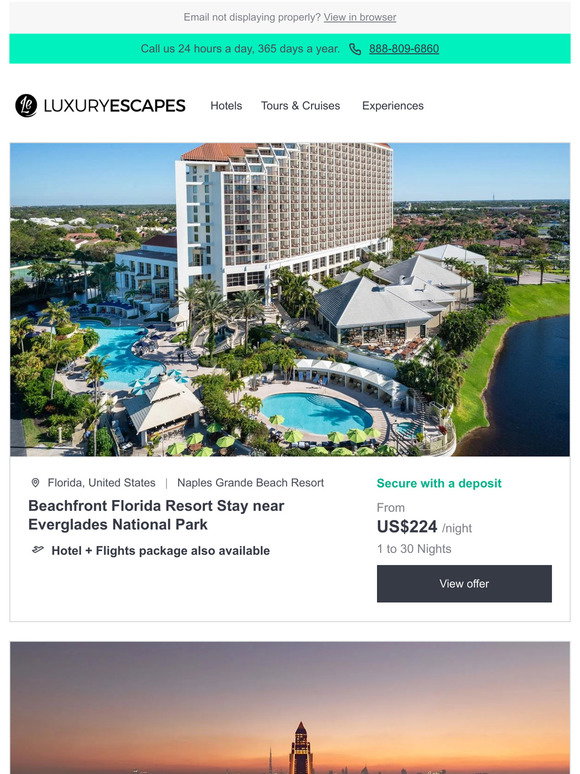 Luxury Escapes: Florida Private Beachfront Resort | 5-Star Sofitel ...