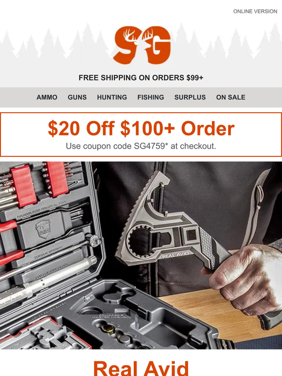 The Sportsman's Guide Real Avid Home Gunsmithing Gear is Here Milled