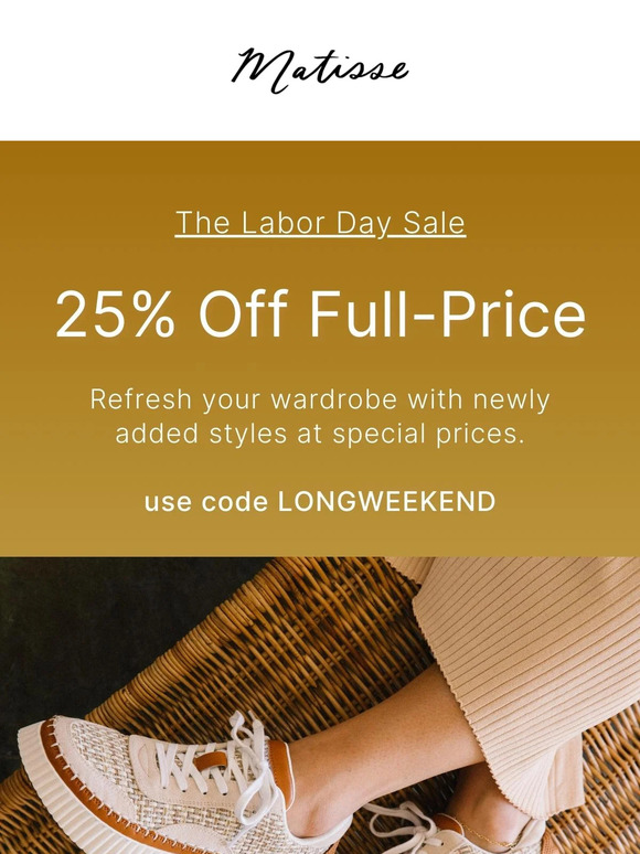 New Arrivals Just Dropped (and they're 25% off!)