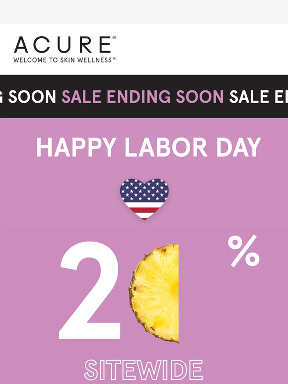 Enjoy 20% Off Sitewide | Treat Yourself.
