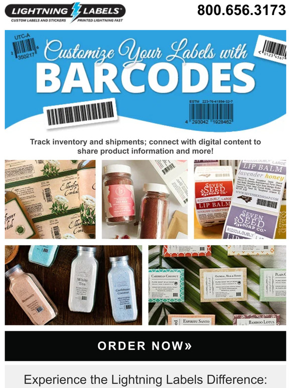 Lightning Labels 💡 Great Idea >> Customize Your Labels with Barcodes