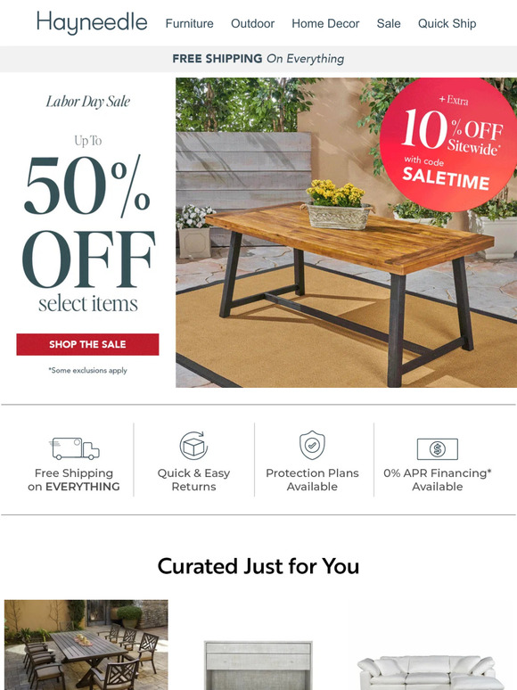 Extra 10% off sitewide?
