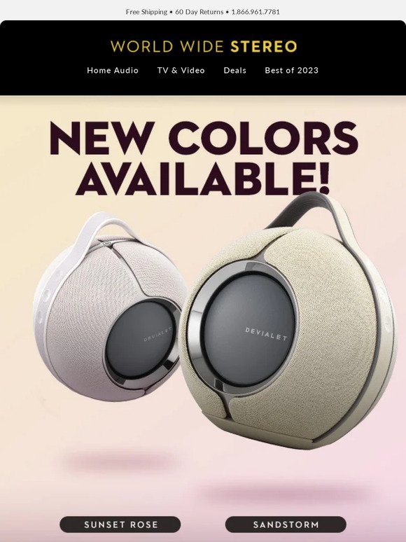 🎨 New Devialet Mania Colors Available!
