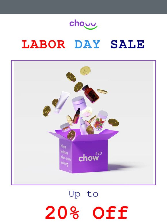 Labor Day Sale Starts Now 🎉