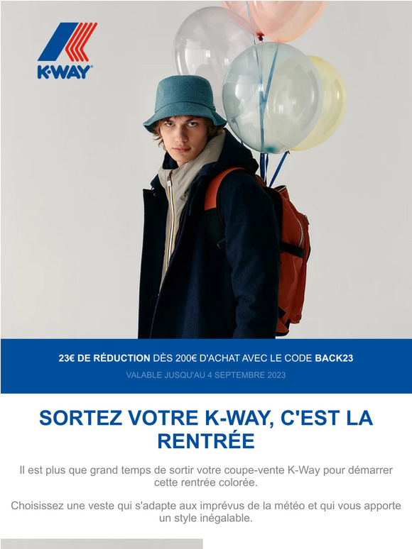 La rentrée K-Way, toujours protégé !