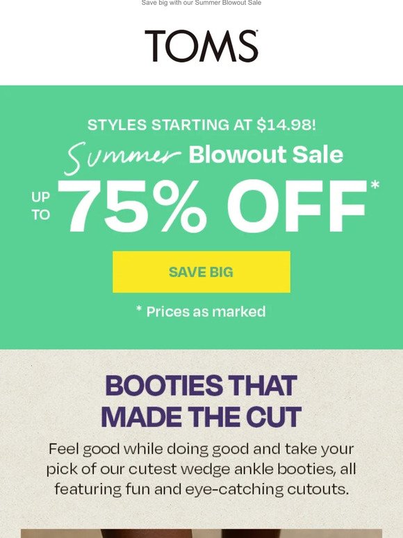 Fall Boot Guide! Plus – Up To 75% Summer Savings.