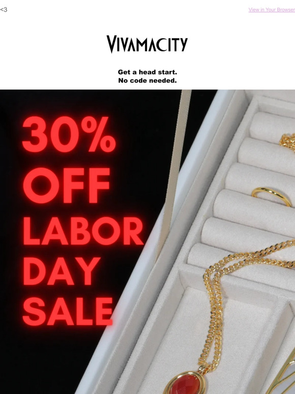 30% OFF is here! 🥳