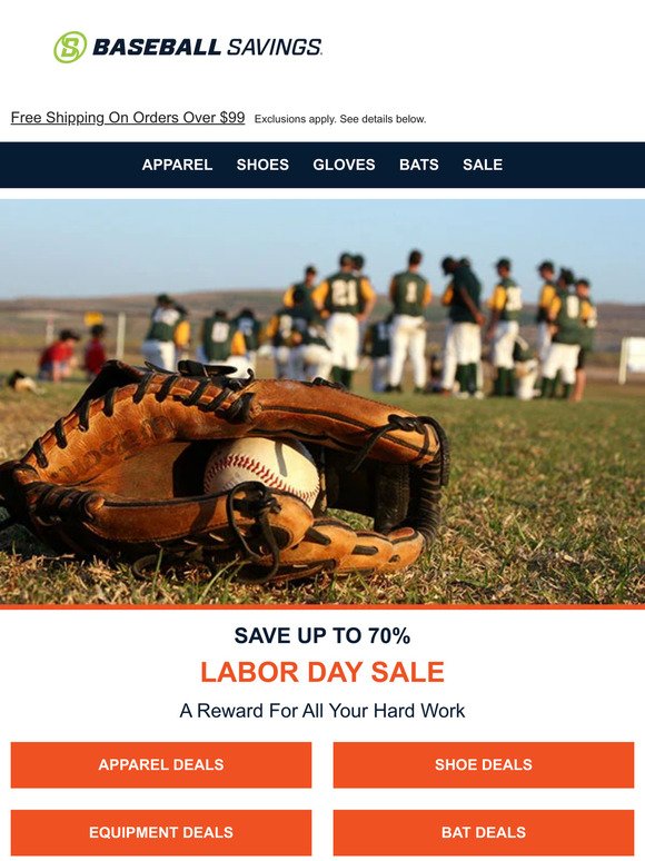 Labor Day Sale Continues…Save Up To 70%!