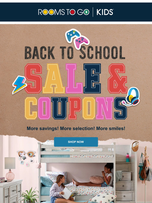 Back to School Sale coupons are here!