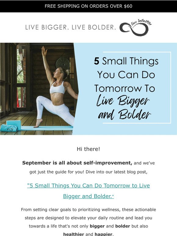 5 Small Things You Can Do Tomorrow to Live Bigger and Bolder