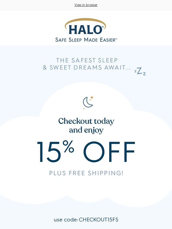 Your order is incomplete...use today's special offer (15% off!)