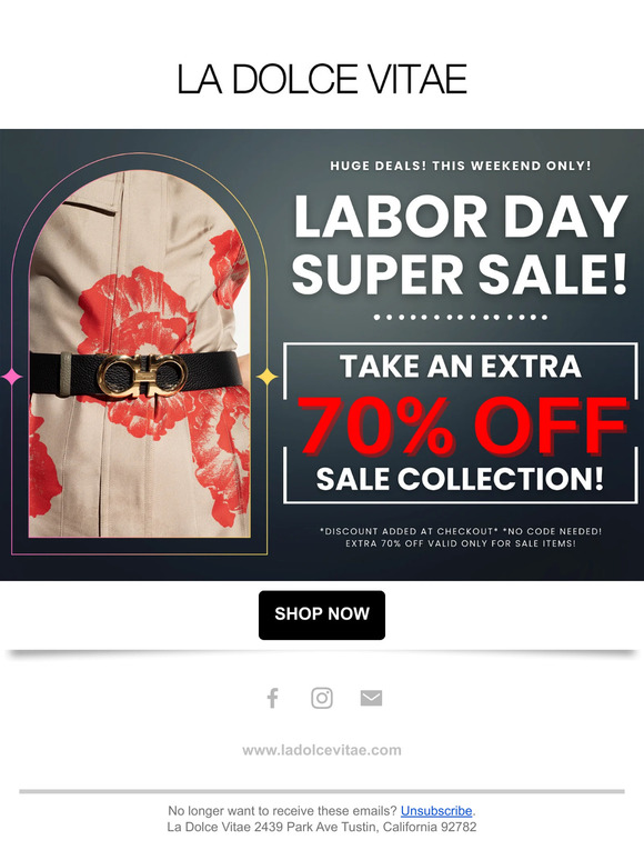 📍Now Live! Extra 70% Off Sale Collection!