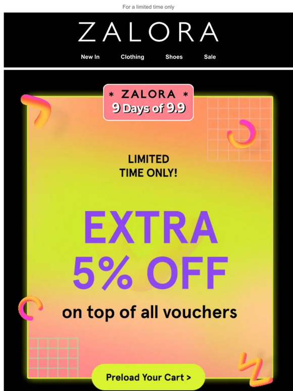 A special EXTRA 5% OFF just for you! 💖