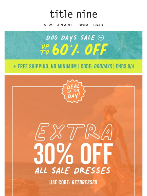 TODAY ONLY! Extra 30% off sale dresses