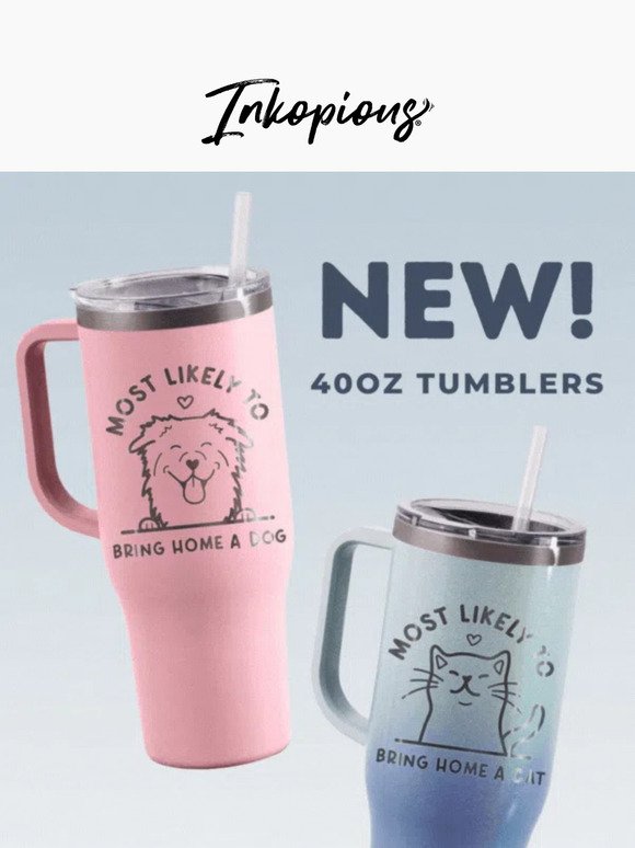 🚨LIMITED RELEASE: 40oz Tumblers! Now for 25% Off!