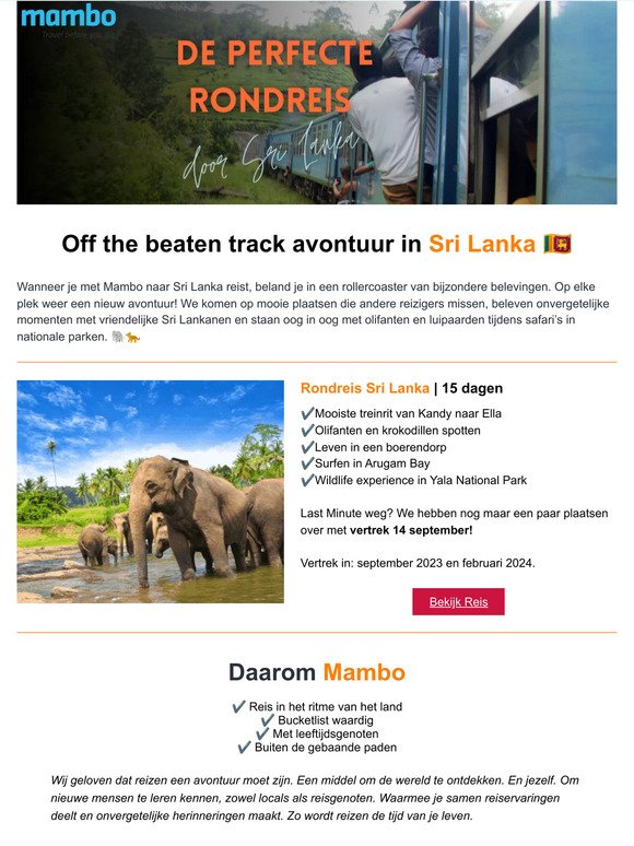 📸 Mambo Spotlight: Sri Lanka 🇱🇰