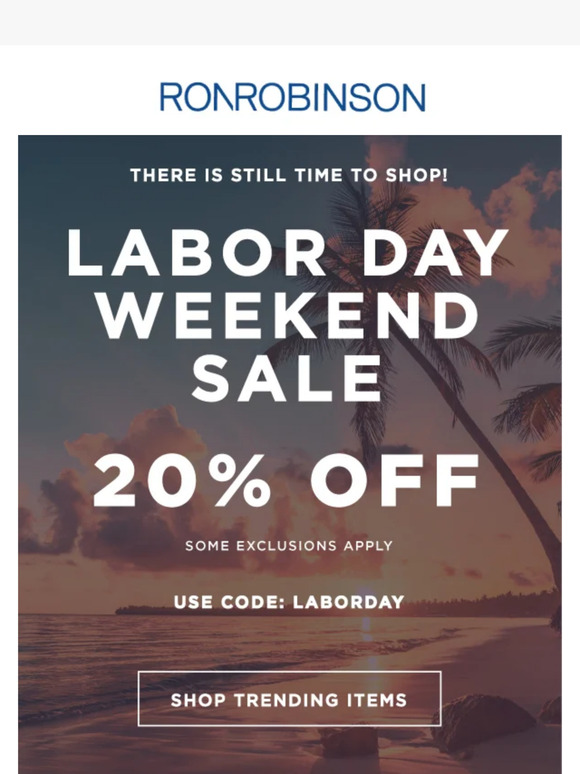 Labor Day Sale - 20% Off
