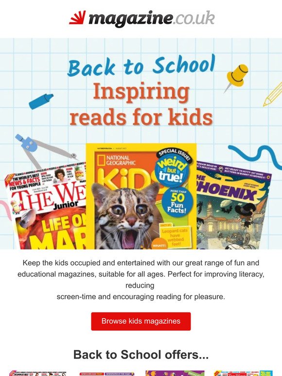 Entertain the kids for less - Back to School offers