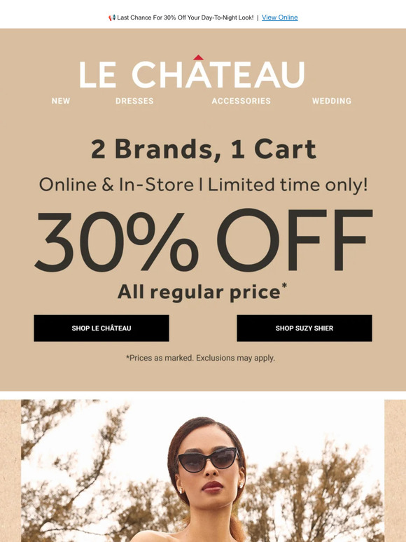 📢 Last Chance For 30% Off Your Day-To-Night Look!