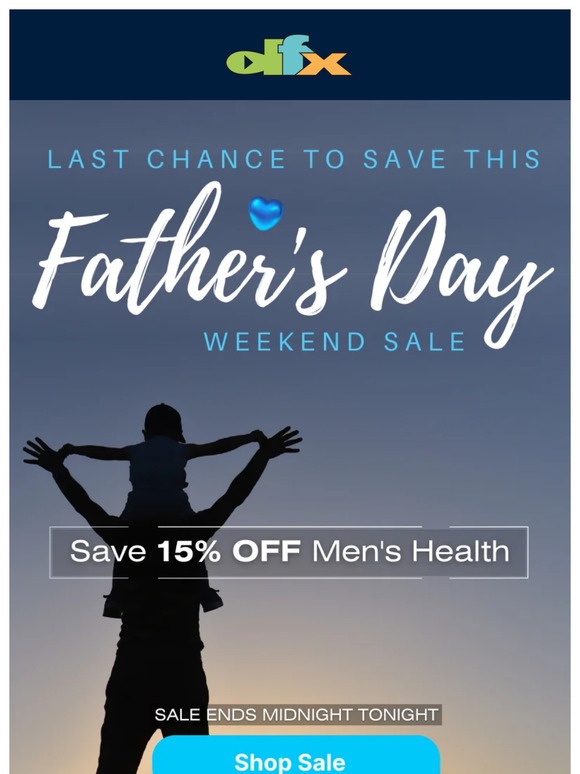 Last Chance to save on Men's Health