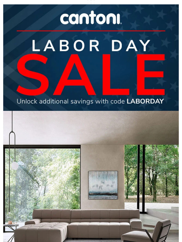 Enjoy Labor Day Savings Right from Your Living Room