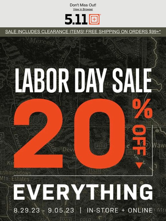 ENDING SOON: 20% OFF EVERYTHING