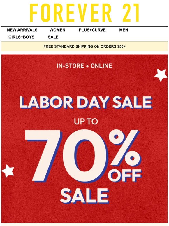 Labor Day Sale — don’t miss out