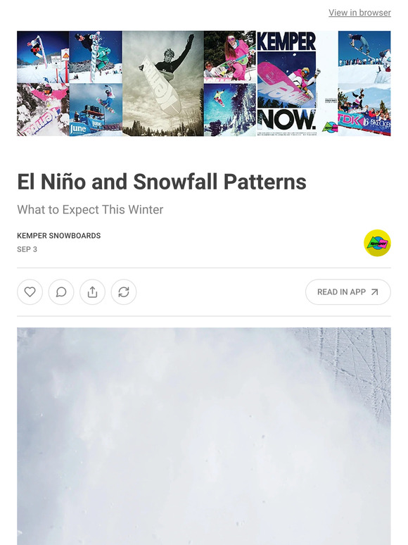 El Niño and Snowfall Patterns