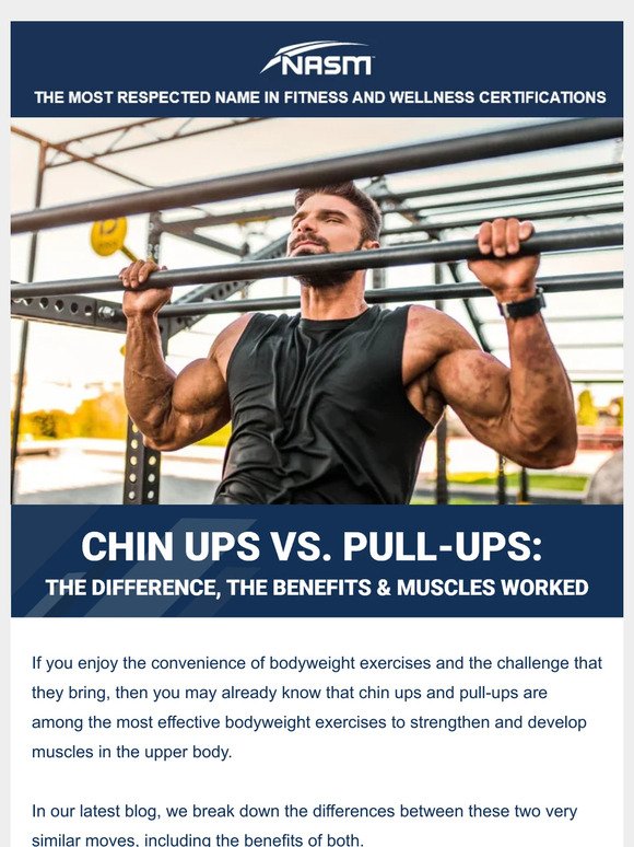 Chin Ups vs. Pull-Ups: The Difference, the Benefits & Muscles Worked