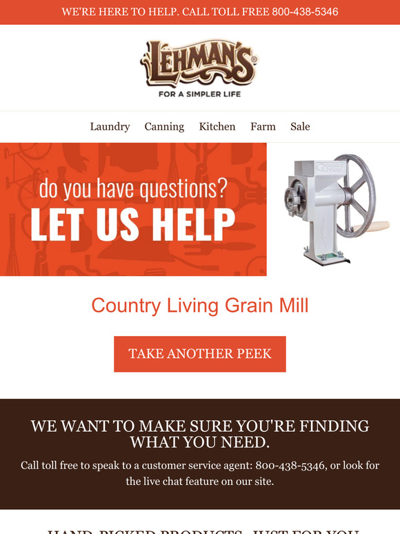 lehman's hardware & appliance 👀 Still looking? 👀 Milled