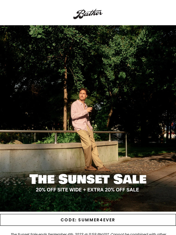 Sale Ends Tomorrow.
