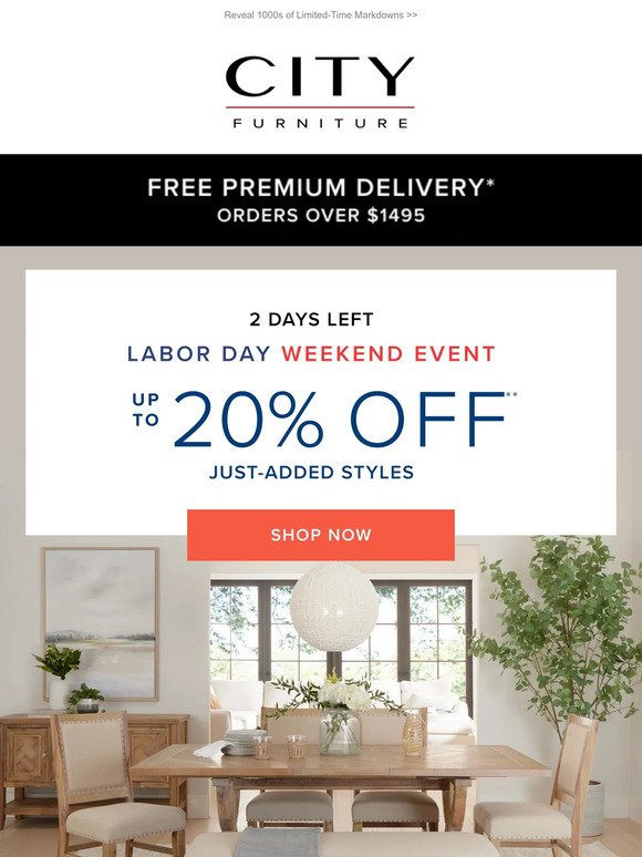 Ends Monday: Special Deals in Every Room