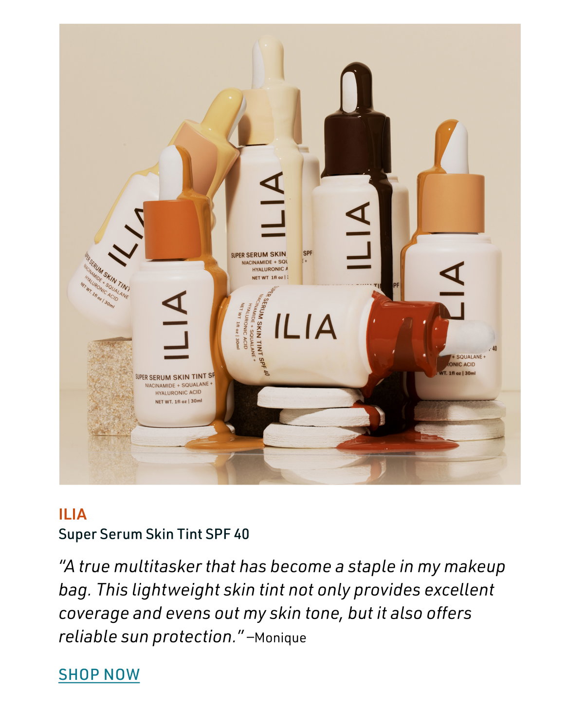 ILIA Super Serum Skin Tint SPF 40