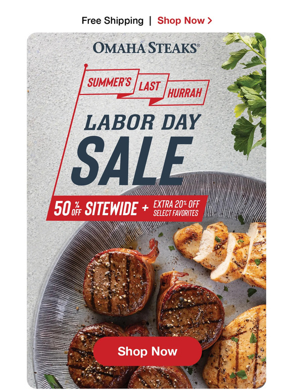 50% OFF sitewide plus an EXTRA 20% OFF.