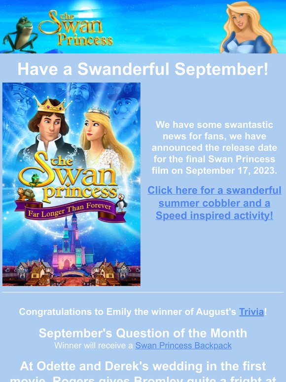 Time for a Swanderful September!