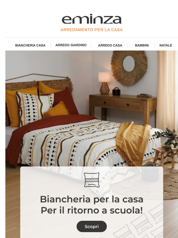 📣 Biancheria per la casa: È tempo di ritorno a scuola