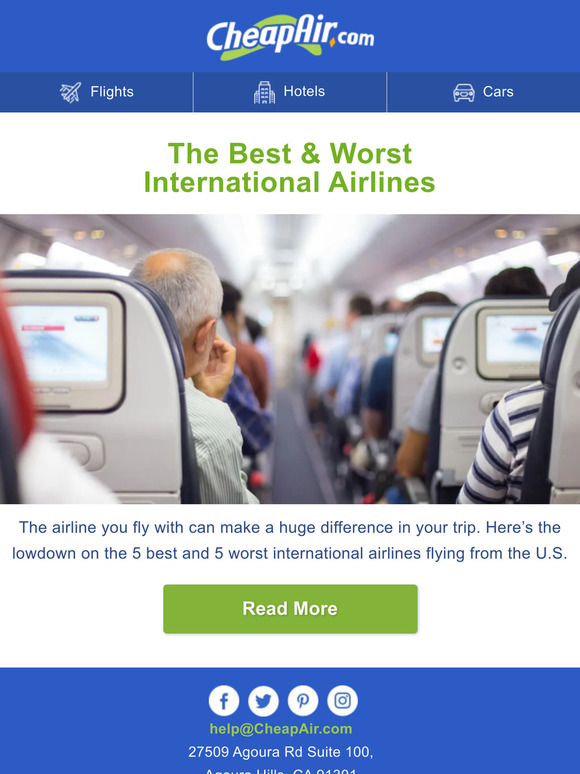 The 5 Best & 5 Worst International Airlines