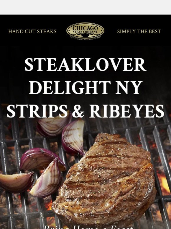 Taste Luxury: FREE Sirloins with NY Strips & Ribeyes