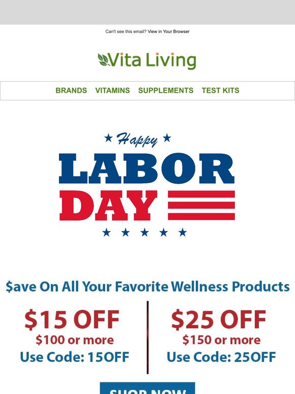 Don’t Miss Out On Our Labor Day Savings!