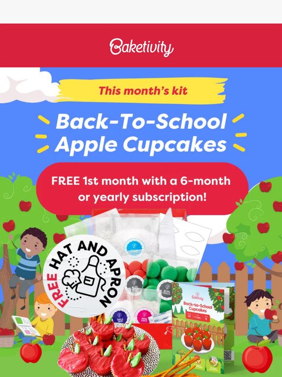 Get Your Back-to-School Cupcakes Kit 🍎