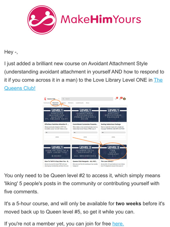 Are You Avoidant? Is Your Man? New Free Course Added To The Queens Club