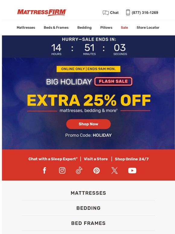 Here's an extra 25% off, —! Use it before it's gone