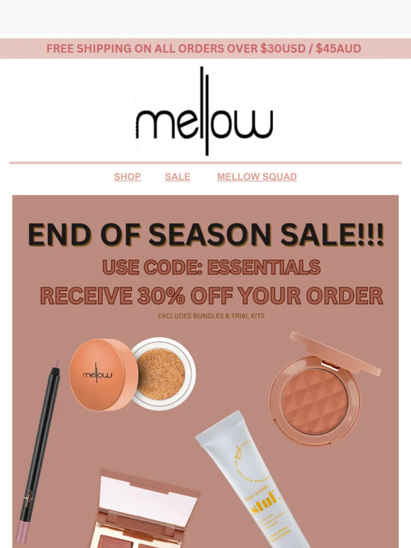 LAST CHANCE TO STOCK UP YOUR FAVOURITE MAKEUP WITH 30% SAVING! 😍