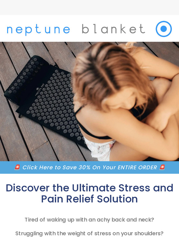 Neptune Blanket ACUPRESSURE MAT 30 OFF🔥 Milled