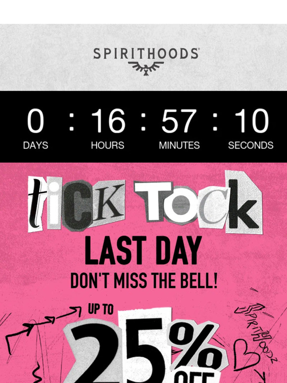 ENDS TODAY: 25% OFF BACK 2 SKOOL SALE 🚨