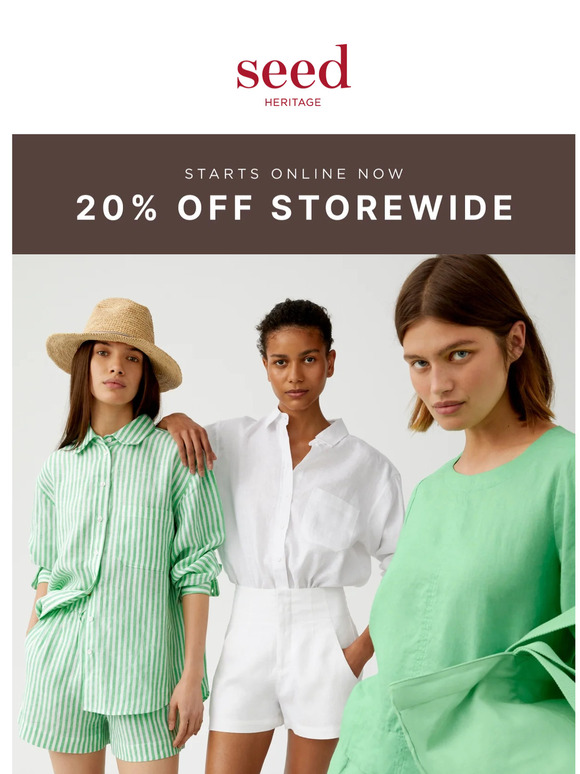 20% Off Storewide