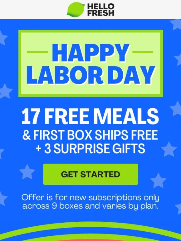 🇺🇸 17 FREE MEALS 🇺🇸